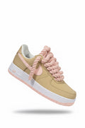 Air Force 1 Custom "Rope & Sand" – Pink Edition