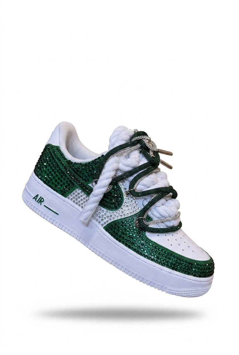 Nike Air Force 1 Custom "Emerald Peak" – Édition Limitée