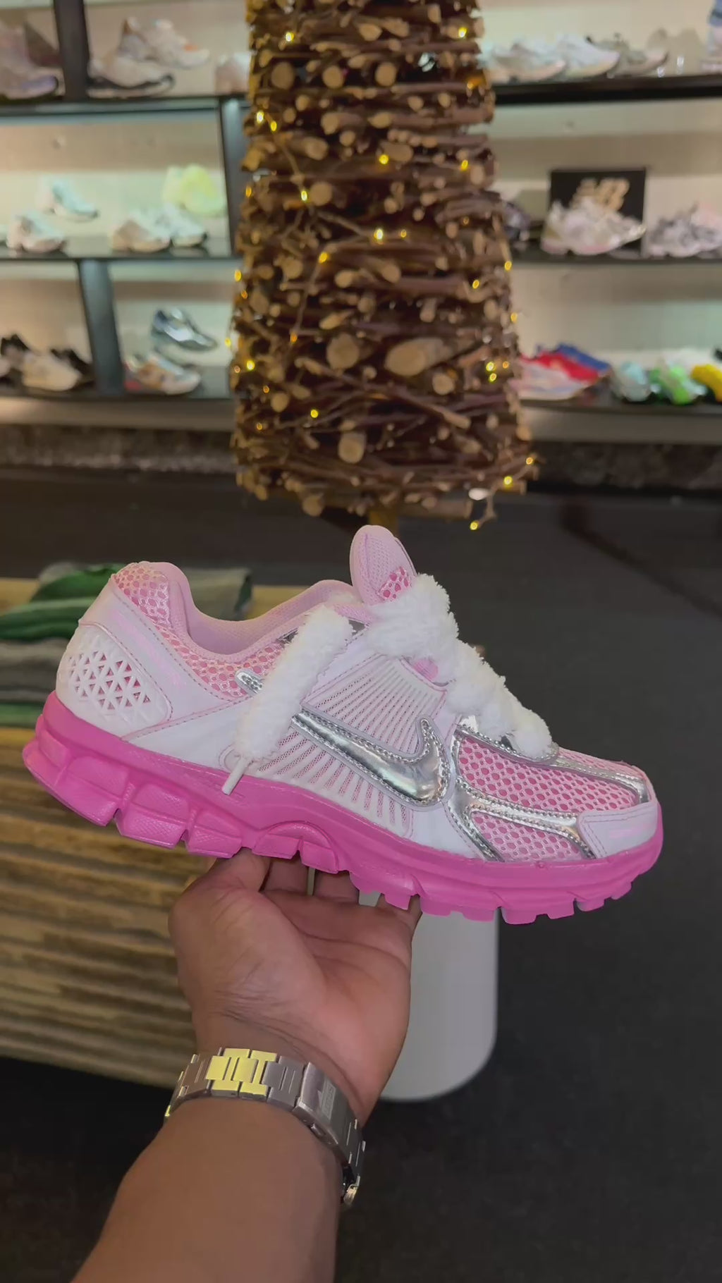 Nike Vomero 5 "Pink Sherpa" – Édition Custom